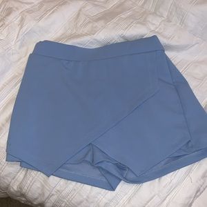 baby blue skort